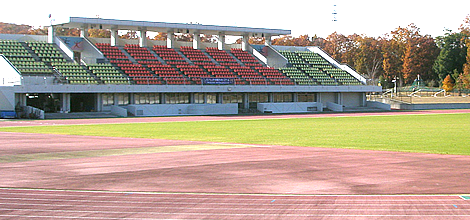 庄原市上野総合公園陸上競技場